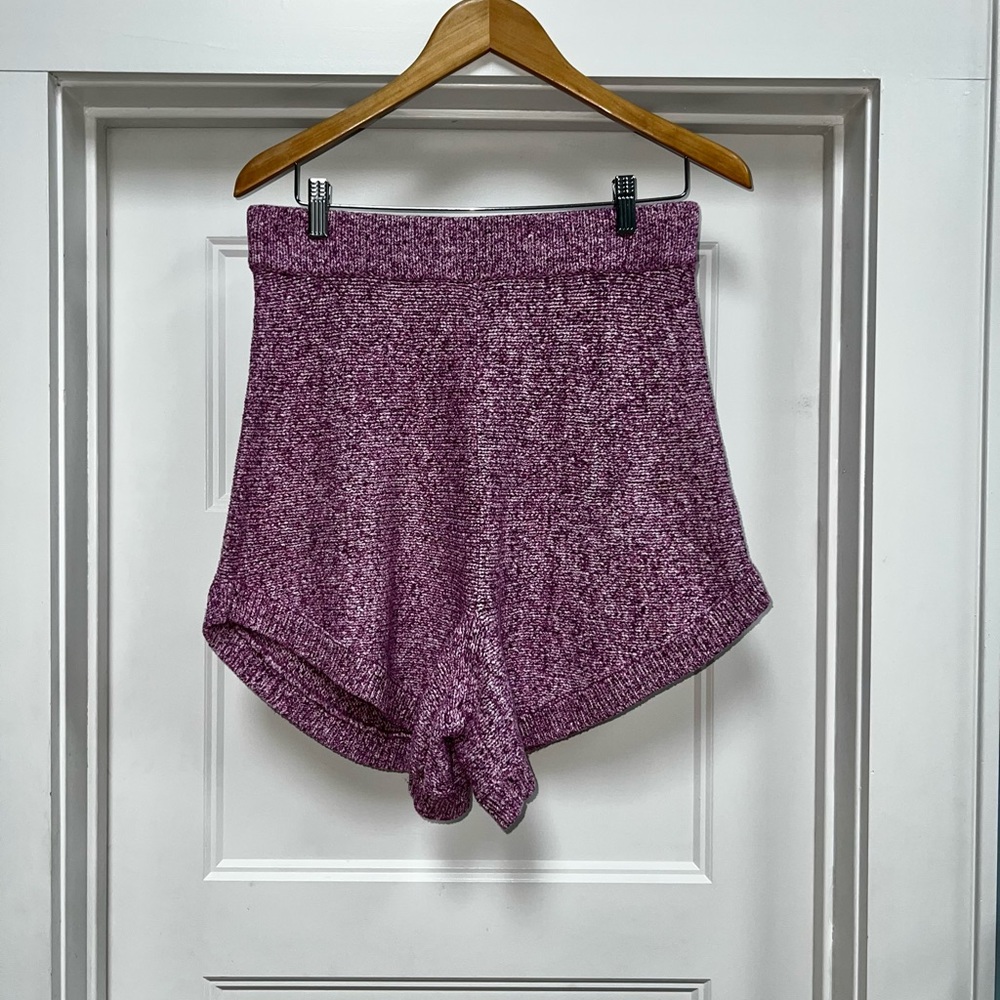 Free People Knit High Waisted Shorts